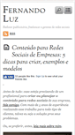 Mobile Screenshot of fernandoluz.com
